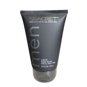 Seacret Liquid Face Wash for Men 3.4 fl.oz. NEW Minerals from the Dead Sea